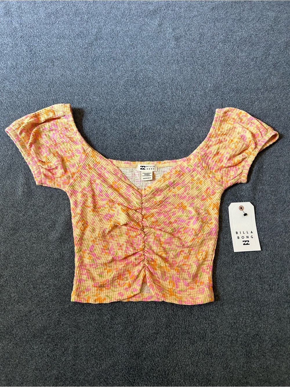 Billabong Off The Shoulder Crop Top NWT